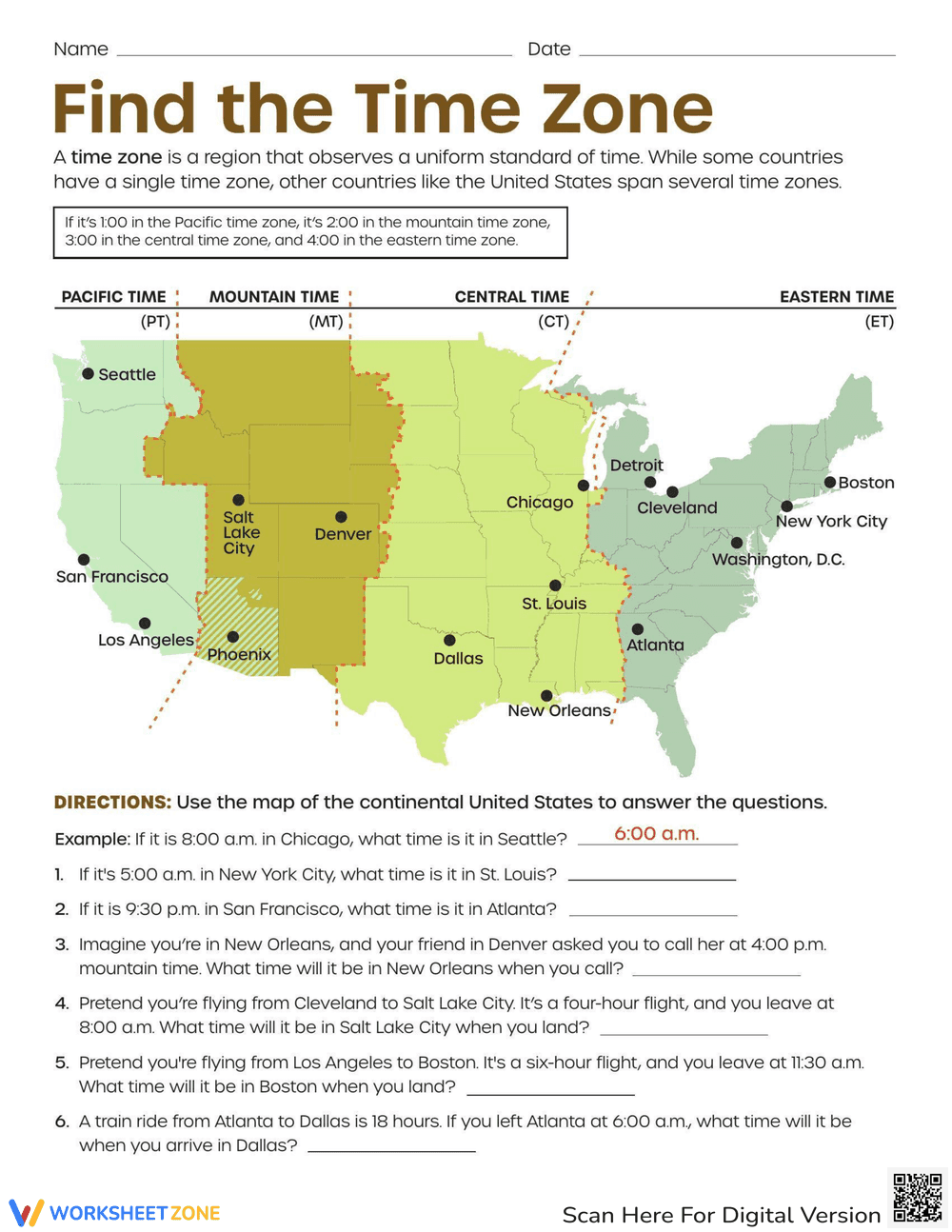 Understanding USA Time Zones - Page 1