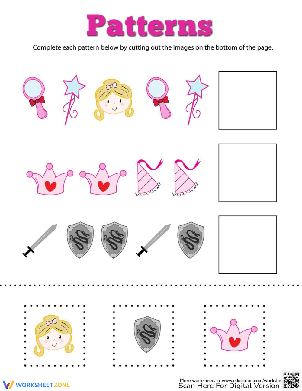 Princess Patterns: Explore Patterns - Page 1