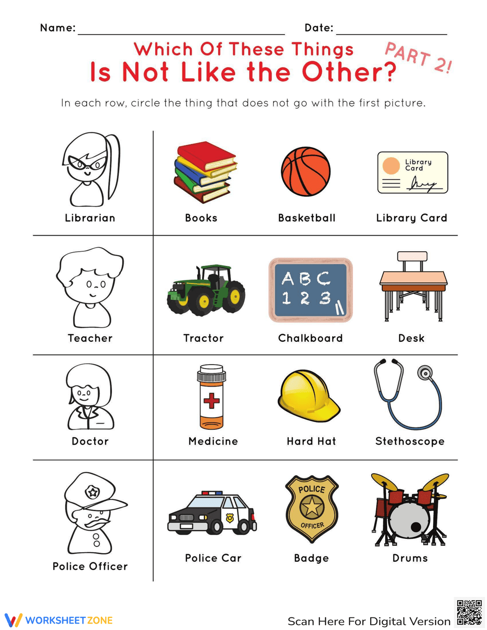 Which of These Things Is Not Like the Other? (Part Two) - Page 1
