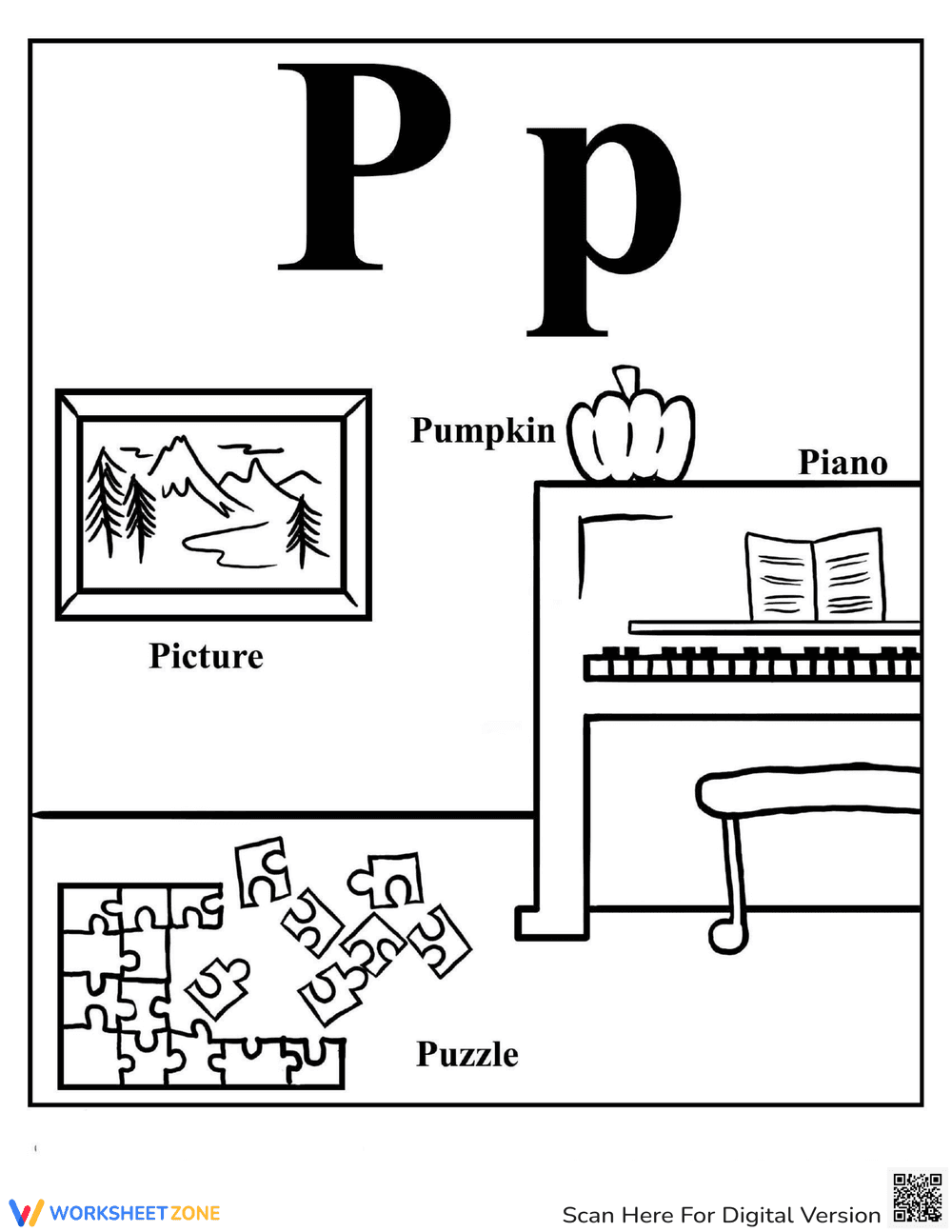 Words That Start With P - Page 1