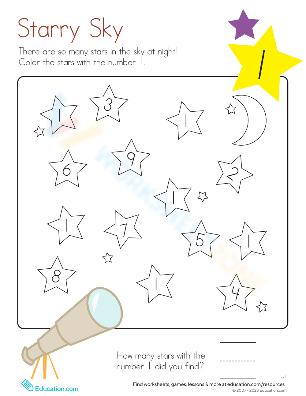 Interactive Kindergarten Coloring Activity - Page 1