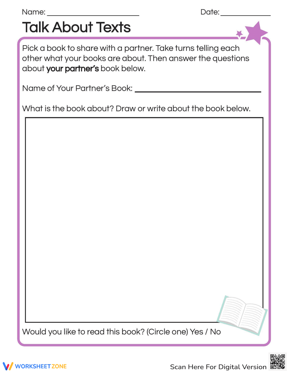 Talking About Texts: Discussion Prompts - Page 1