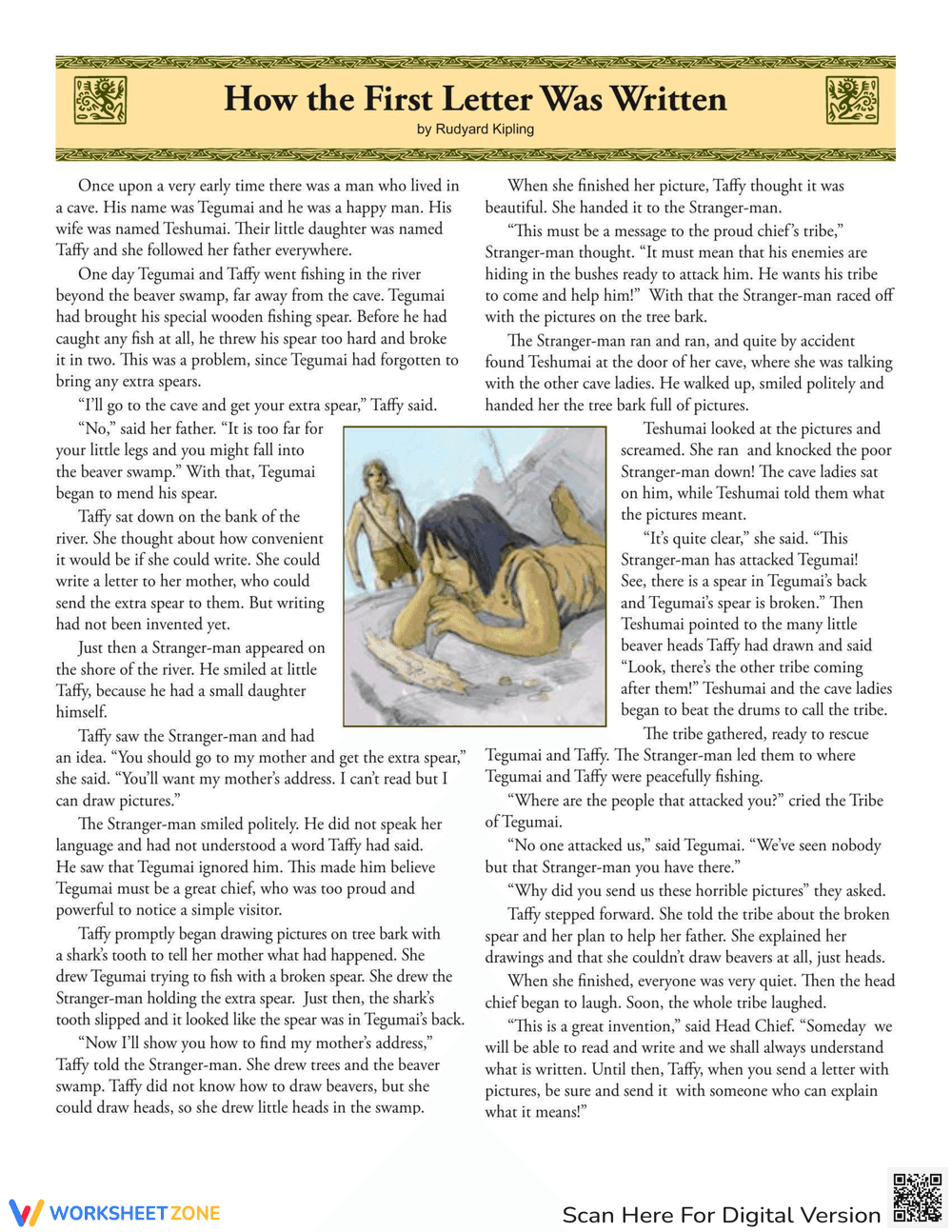 How the First Letter was Written - Page 1