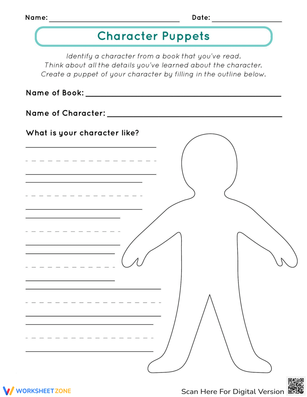 Creating Character Puppets: Fun Activity - Page 1