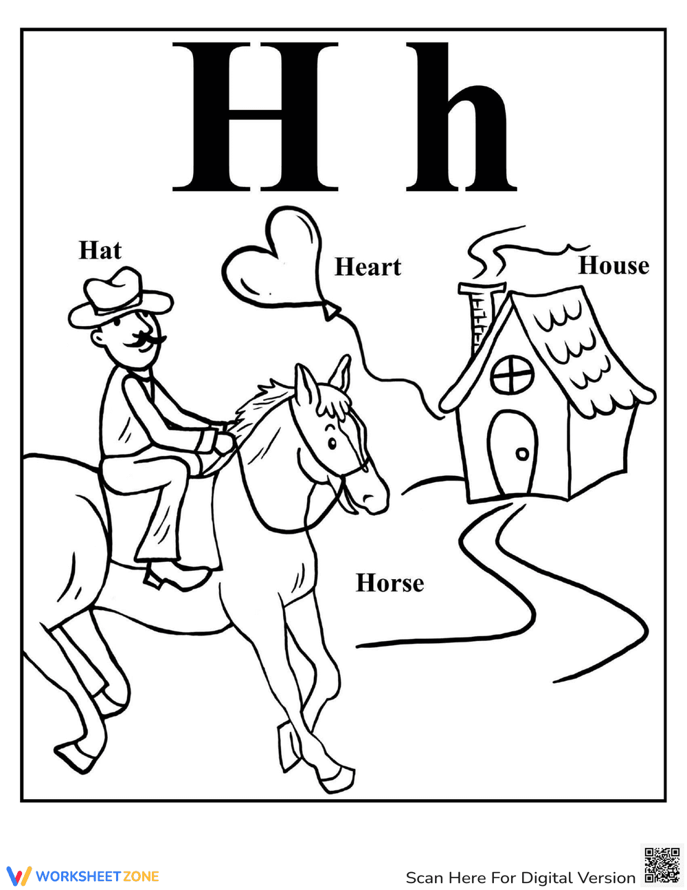 Fun Coloring Alphabet - Page 1