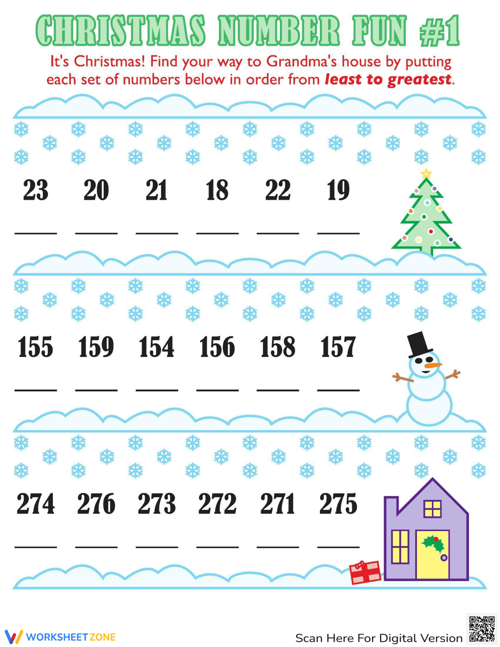 Christmas Numbers - Page 1