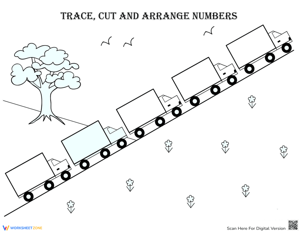 Arranging Numbers Worksheet - Page 1