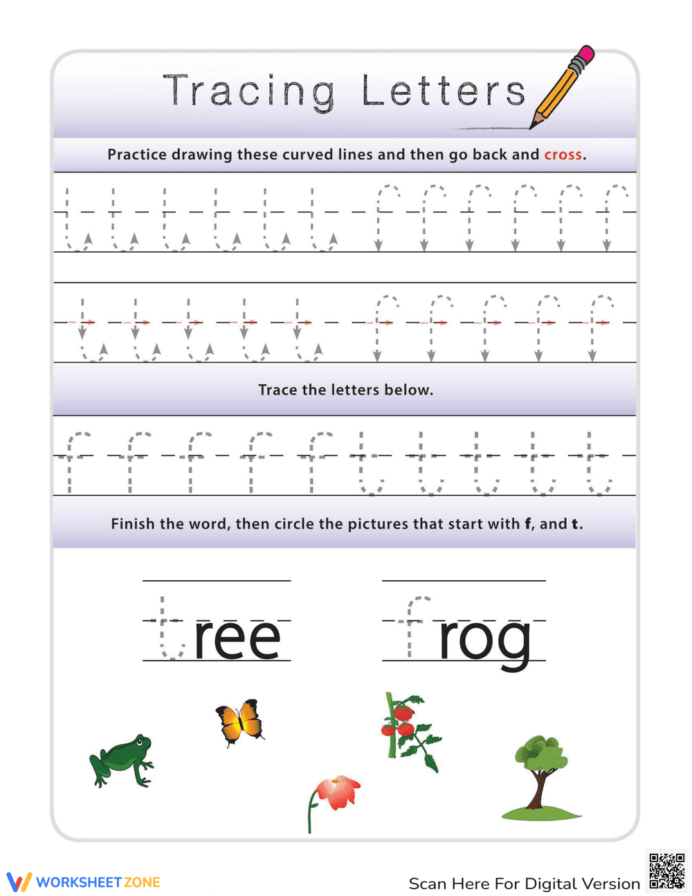 Tracing Letters: Learn Lowercase - Page 1