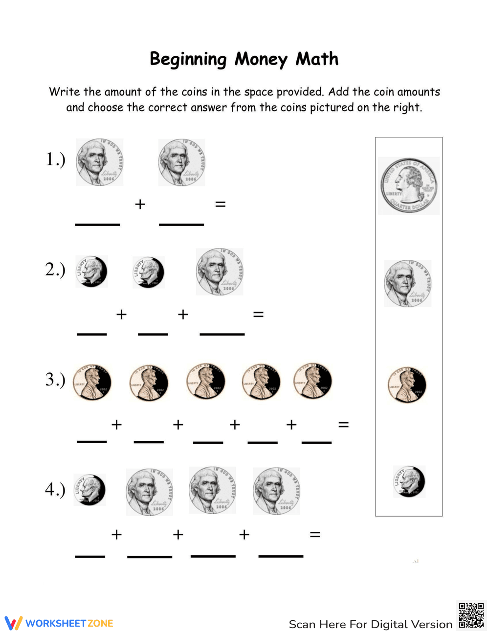 Coin Math - Page 1