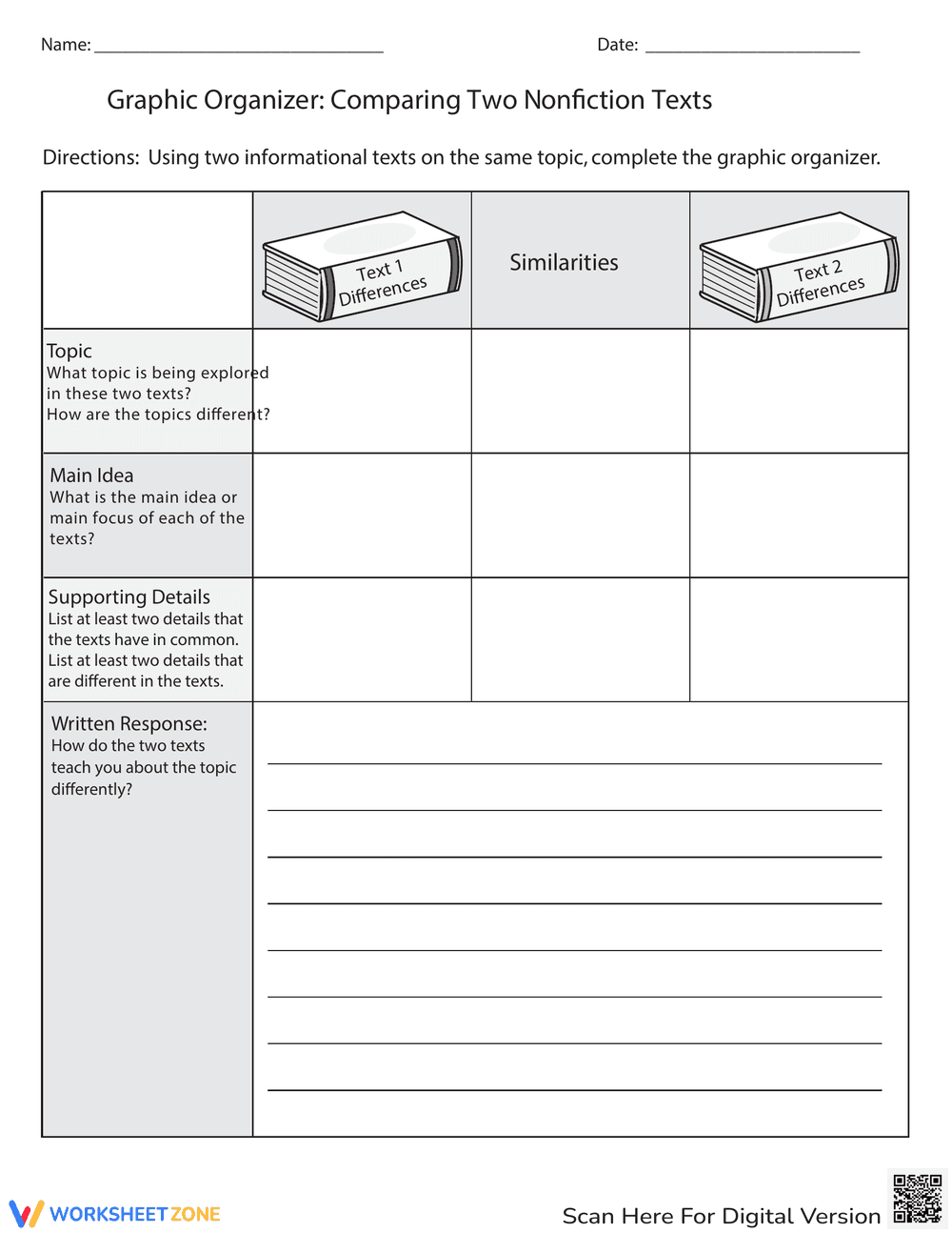 Comparing Two Nonfiction Texts - Page 1