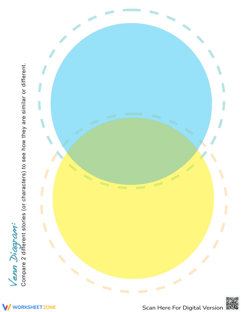 Using a Venn Diagram Graphic Organizer - Page 1