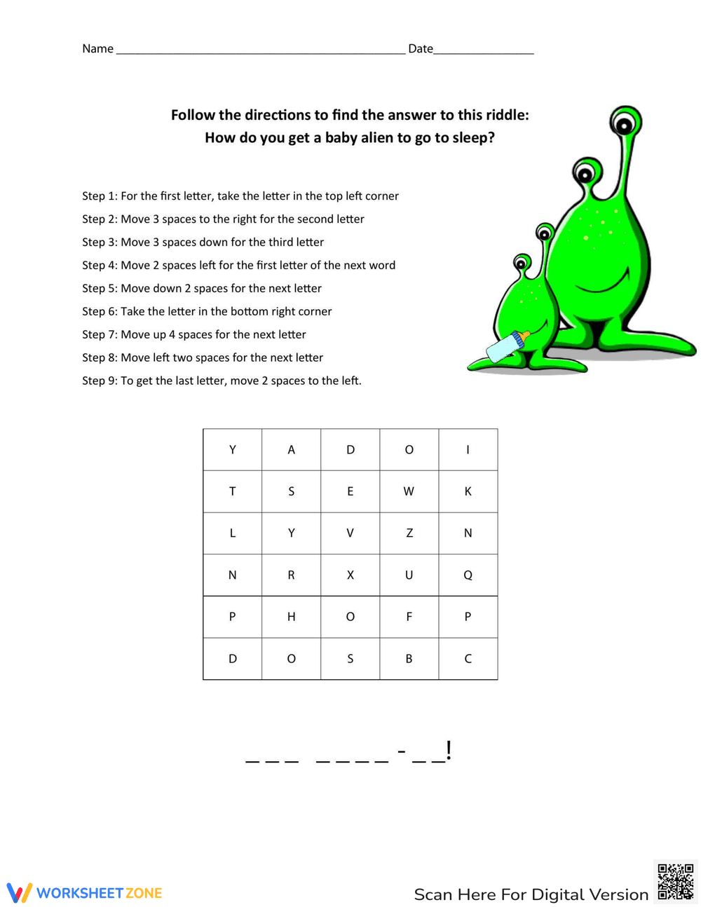 Following Directions - Page 1