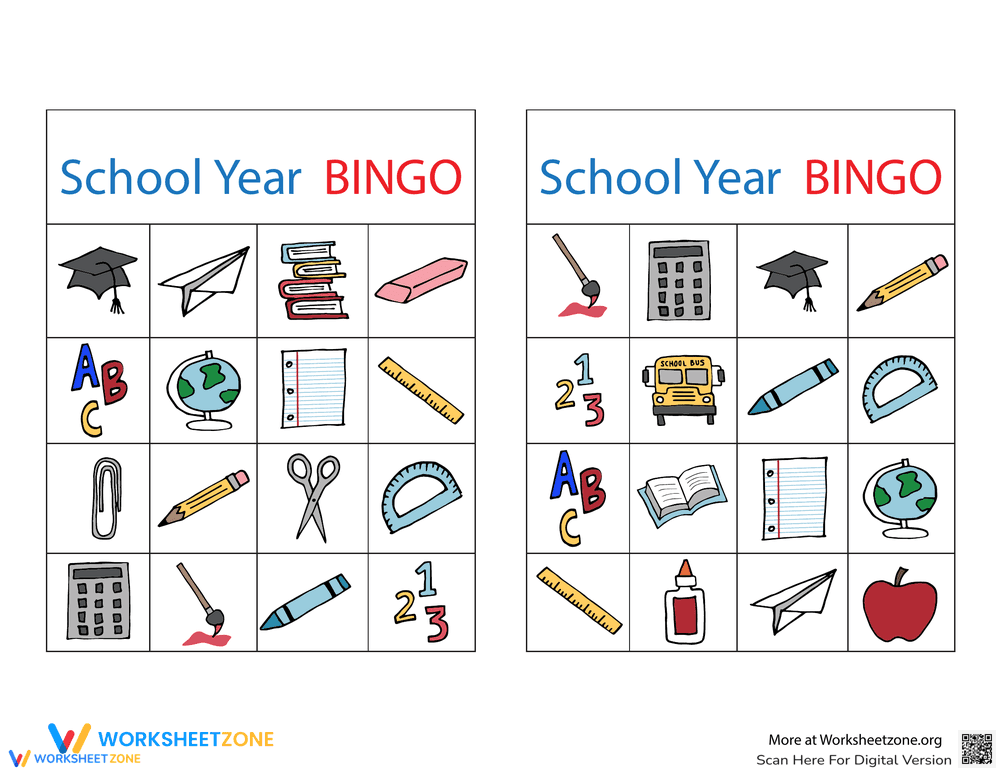 Back to School Bingo Fun! - Page 1