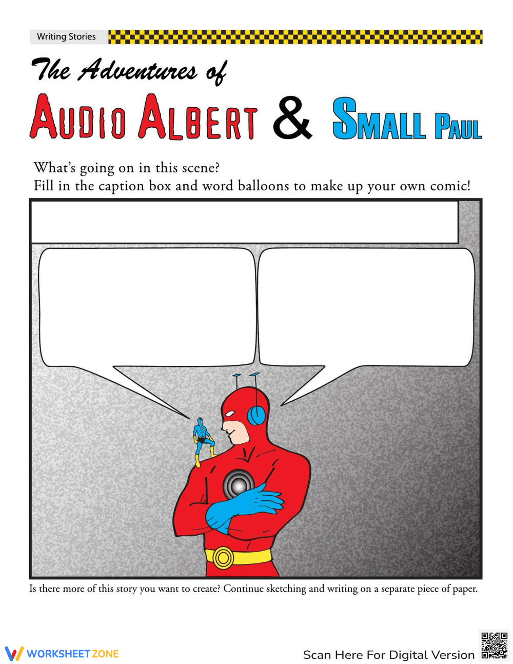 Write a Superhero Comic: Part 5 - Page 1