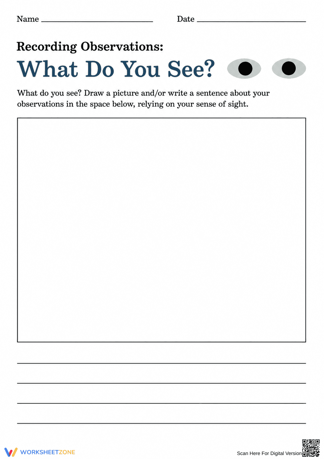 Visual Perception Worksheet | Grade K-2 Essential - Page 1