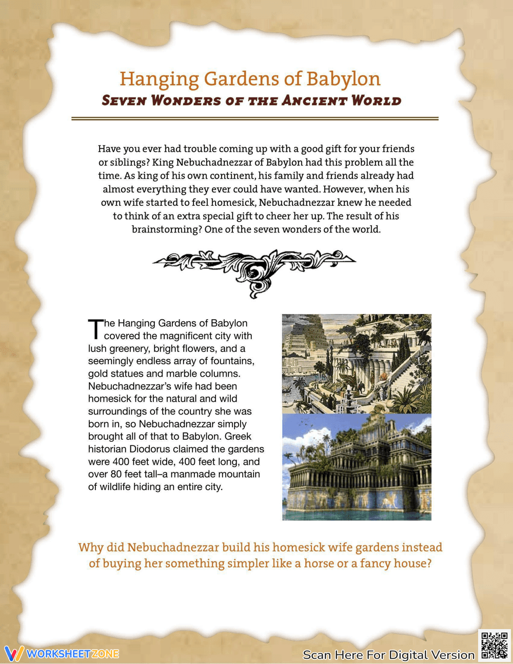 Hanging Gardens of Babylon - Page 1