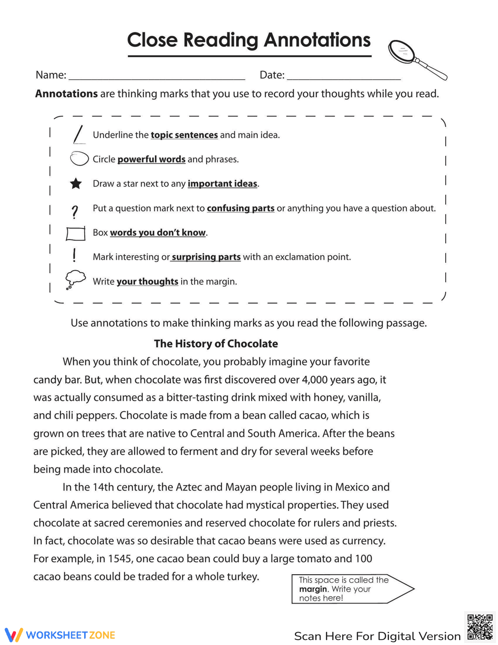 Close Reading Annotations - Page 1
