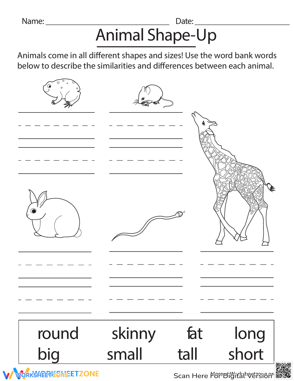 Animal Shape Up: Geometry Fun - Page 1