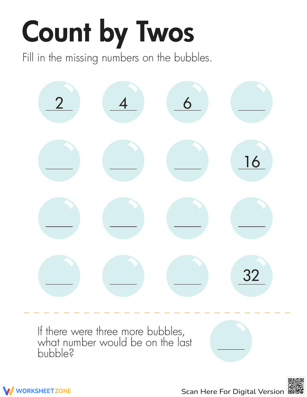 Count by Twos - Page 1