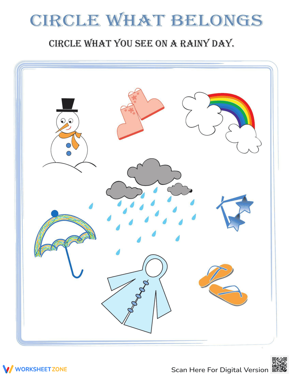 Find the Circle That Belongs in This Set - Page 1