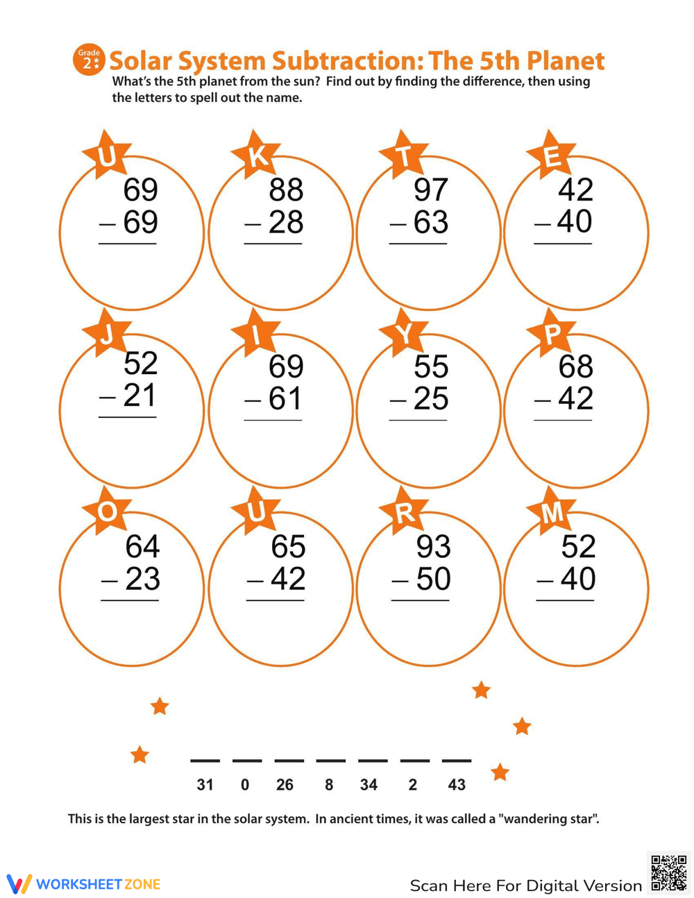 Solar System Subtraction: 5th Planet - Page 1