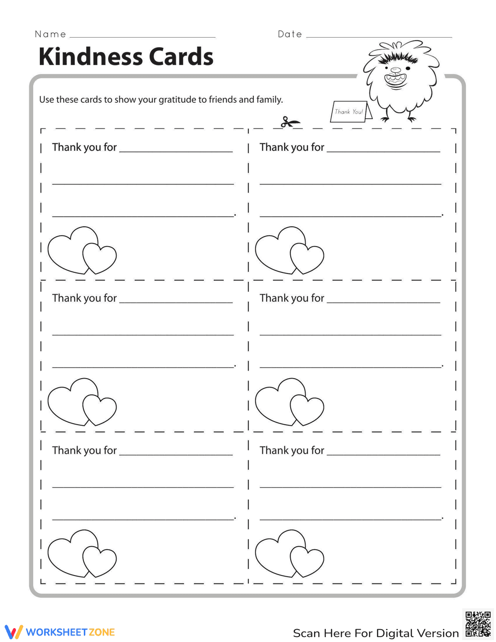 Kindness Cards - Page 1