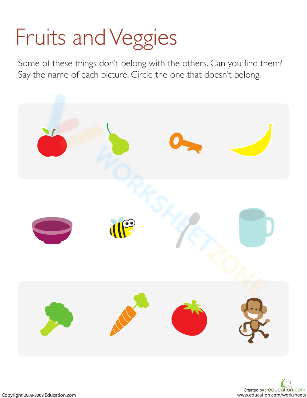 What Does Not Belong? Food Edition - Page 1