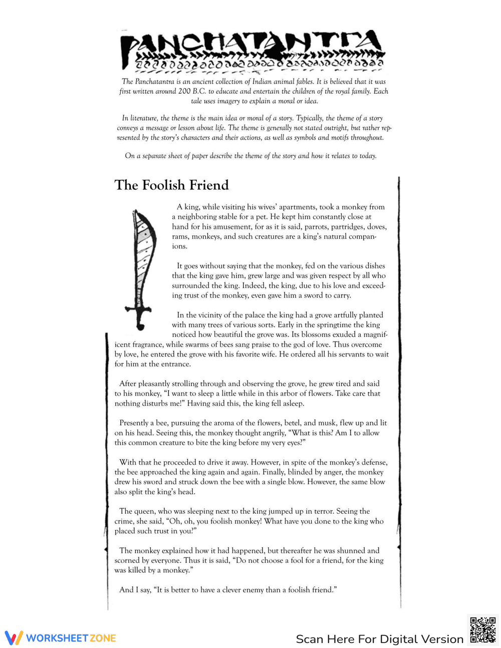Explore Panchatantra Story - Moral Tales - Page 1