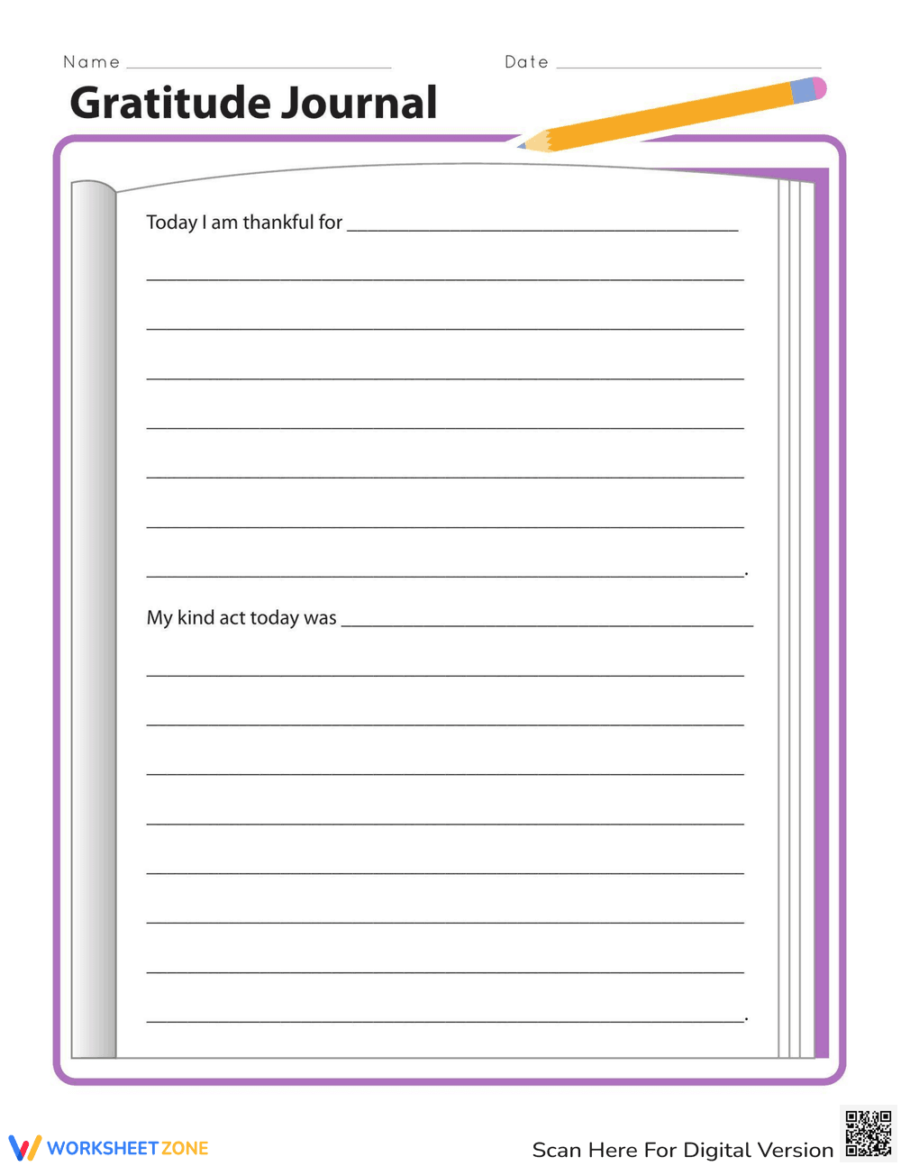 Start a Gratitude Journal: Reflect and Appreciate - Page 1