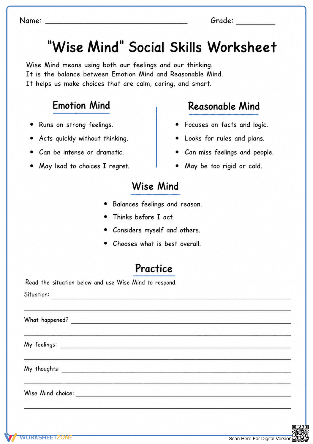 Essential Nonverbal Communication Worksheet | Grade 7-8 - Page 1