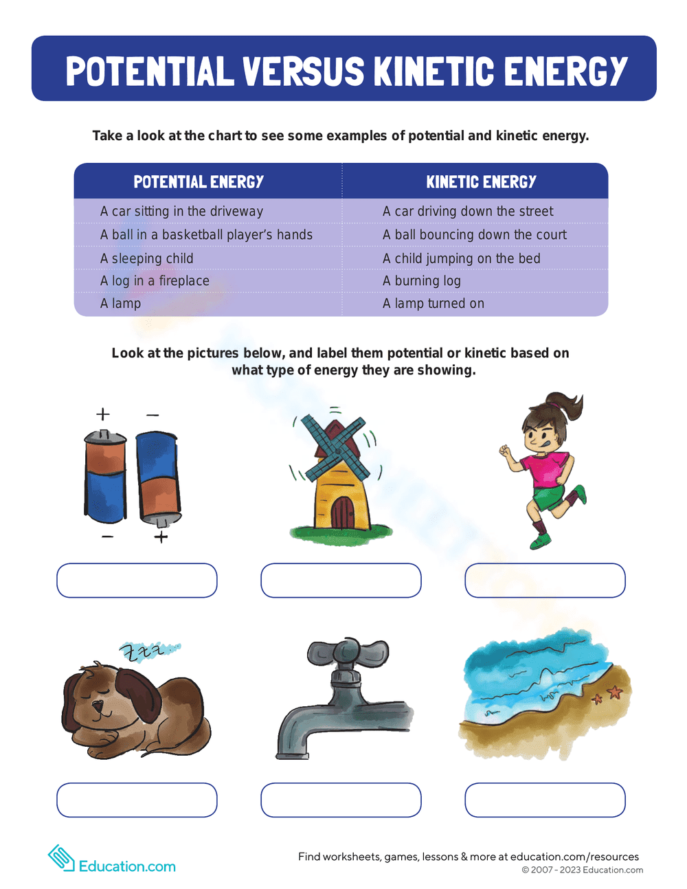 Potential Versus Kinetic Energy: Comparative Analysis - Page 1