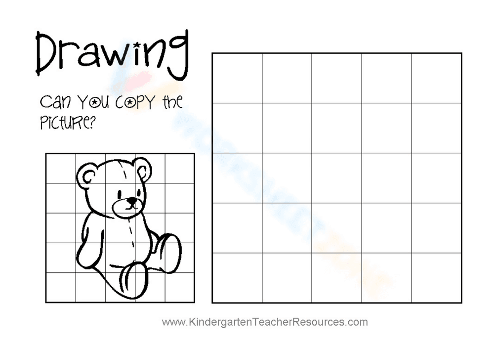 Drawing with a Grid Bear - Page 1