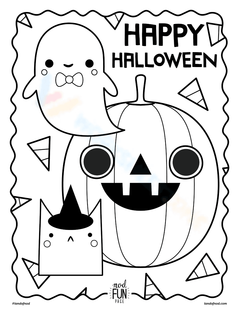 Happy Halloween 1: Festive Activity Sheet for Kids - Page 1