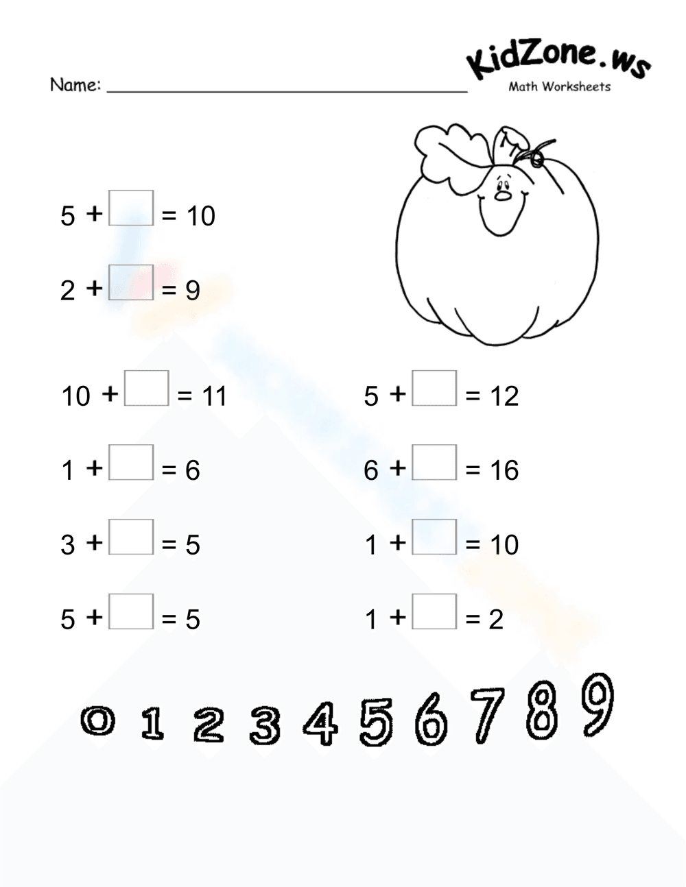 Engaging Halloween Addition Worksheet - Page 1