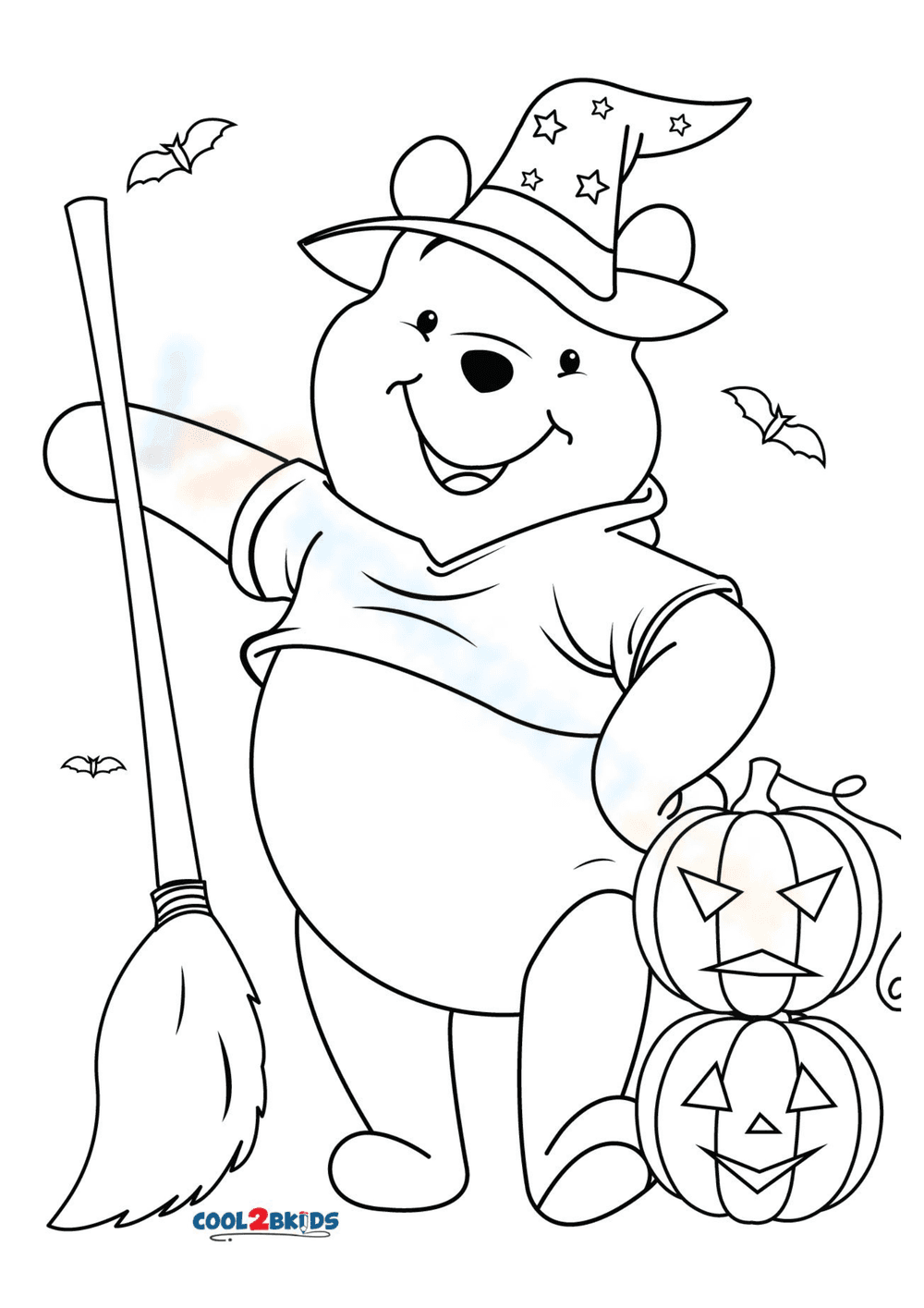 Disney Halloween Pictures to Color - Page 1