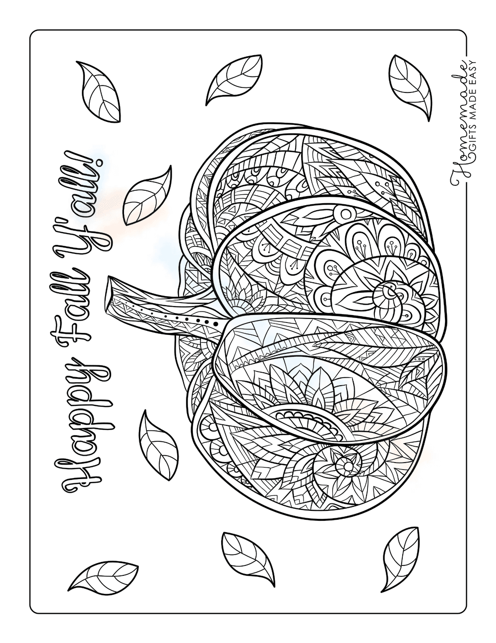Happy Fall Y'all Worksheet - Page 1