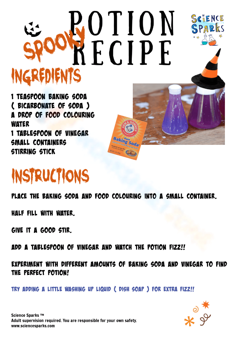 Follow the Spooky Potion Recipe! - Page 1