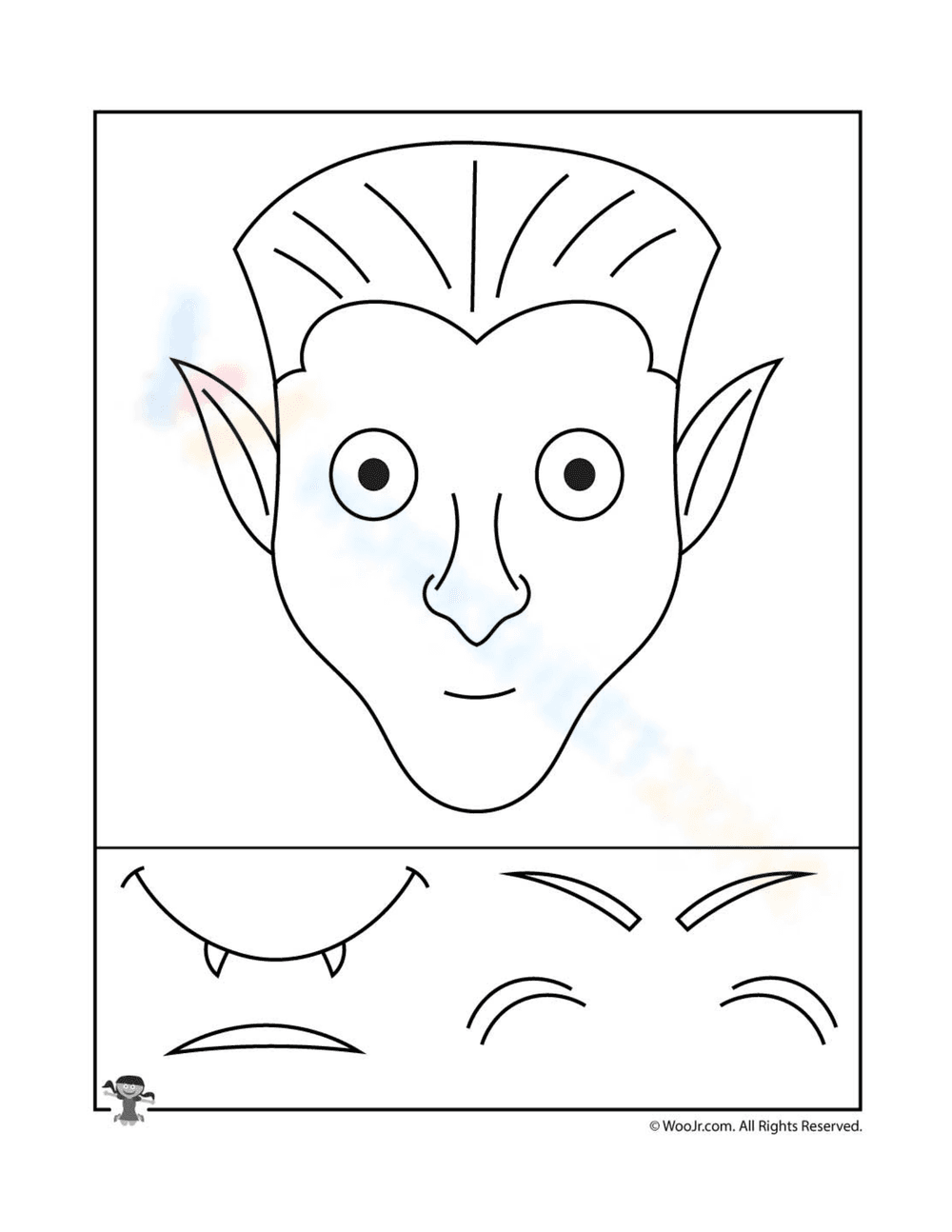 Vampire Preschool Halloween Activity Page - Page 1