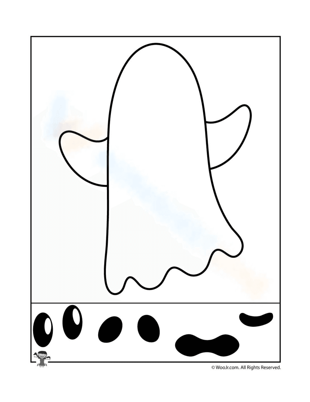Ghost Preschool Halloween Activity Page - Page 1