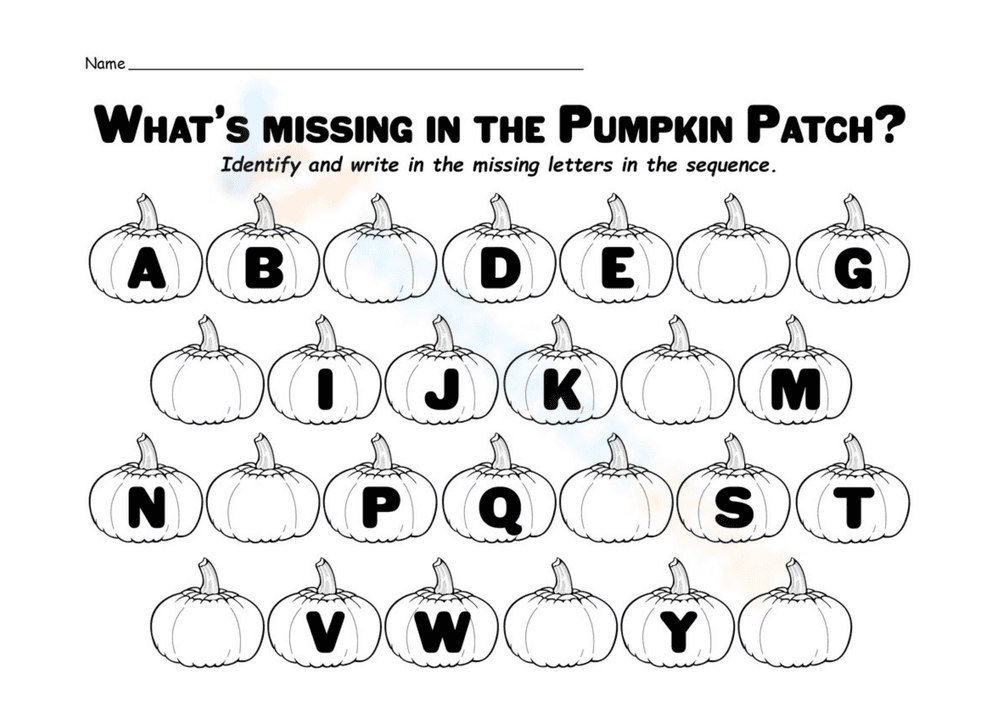 What's Missing in the Pumpkin Patch - Page 1