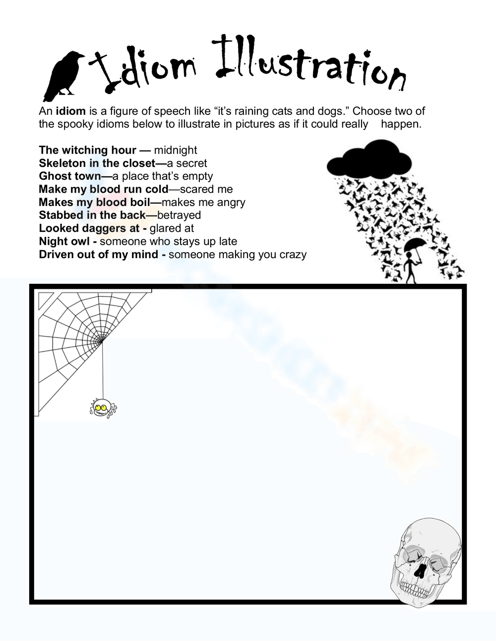 Explore Halloween Words and Idioms - Page 1