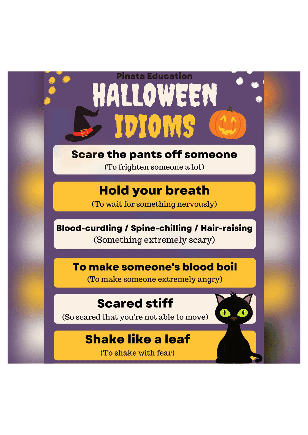 Master Halloween Idioms - Page 1