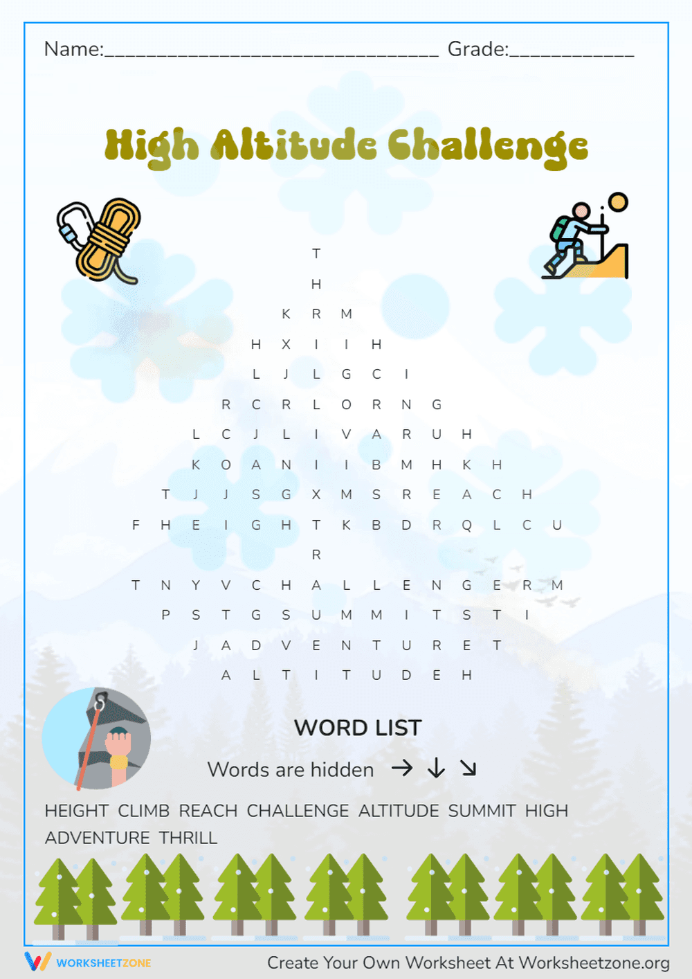 High Altitude Challenge - Page 1