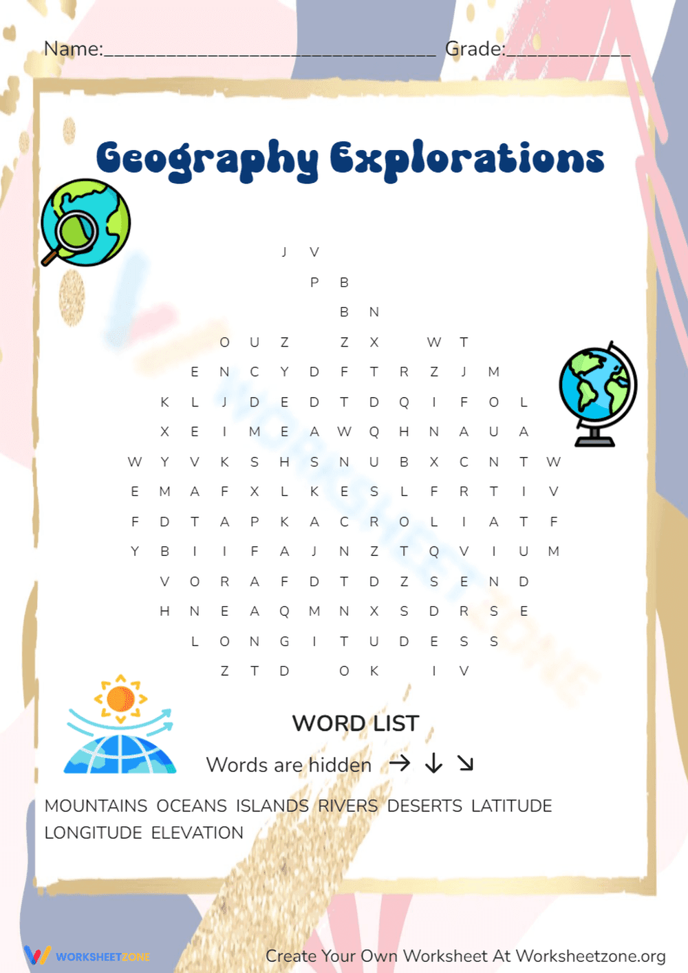 Geography Explorations - Page 1