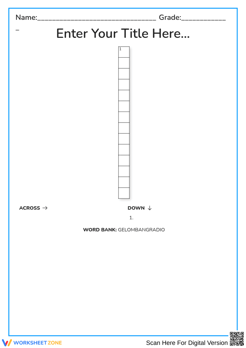 Worksheets - Page 1