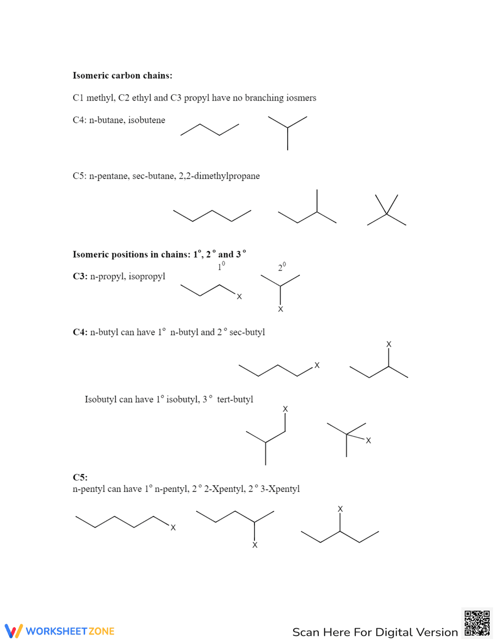 Practice Naming Alkanes - Page 1