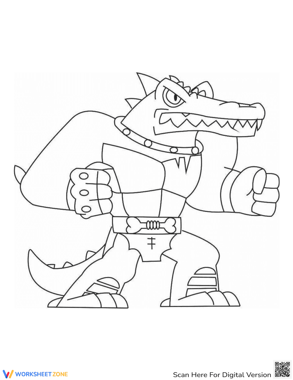 Bezumie goo jit zu coloring page - Page 1