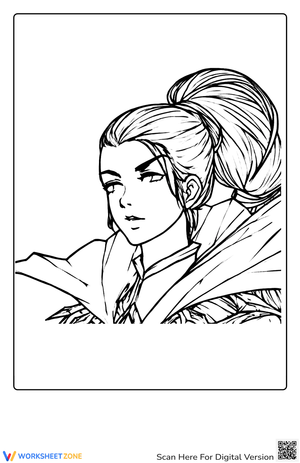 Printable Vayne Coloring Page | Grade 3 English - Page 1