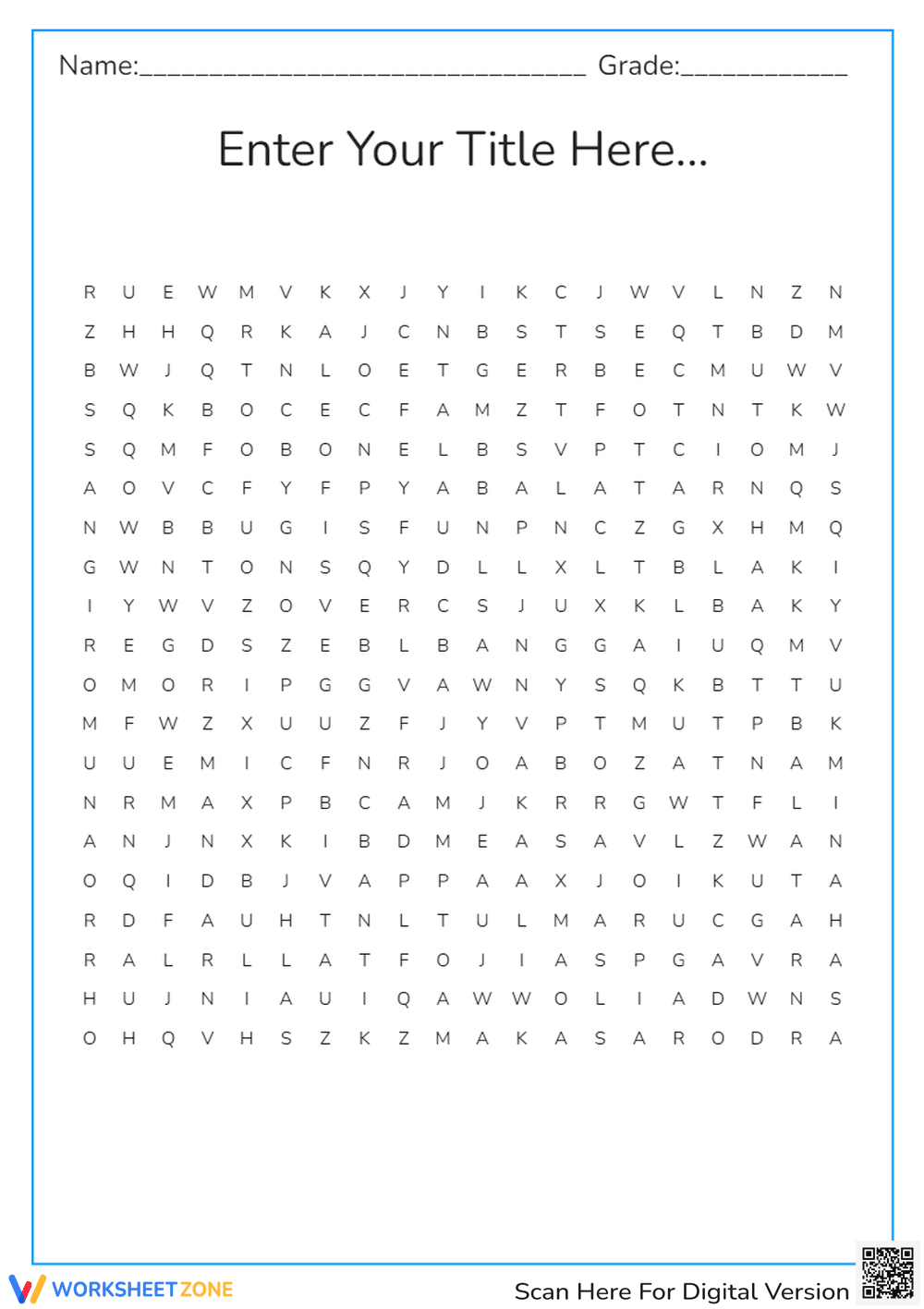 Worksheets - Page 1