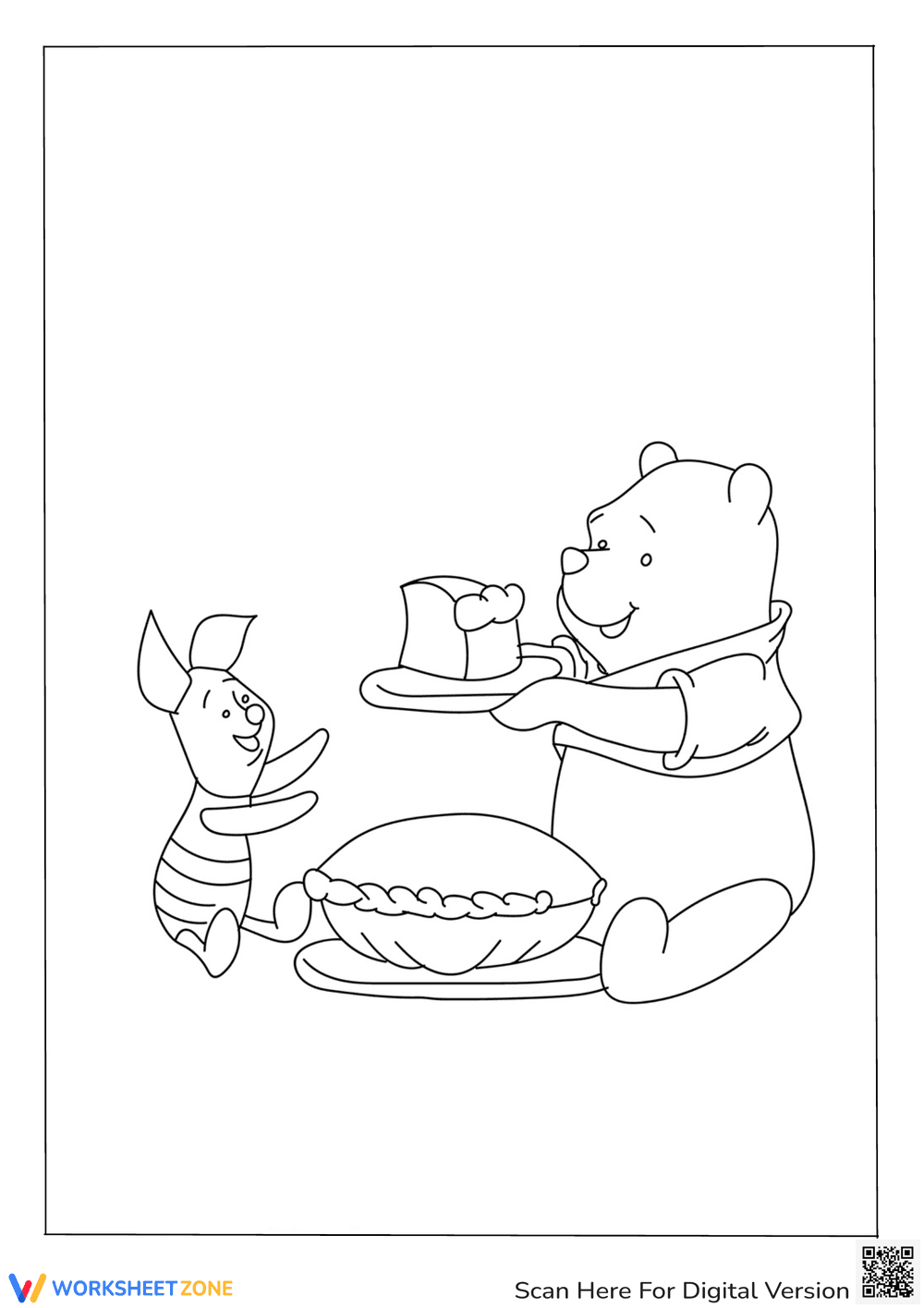 The Winnies Thanksgiving Worksheet - Page 1